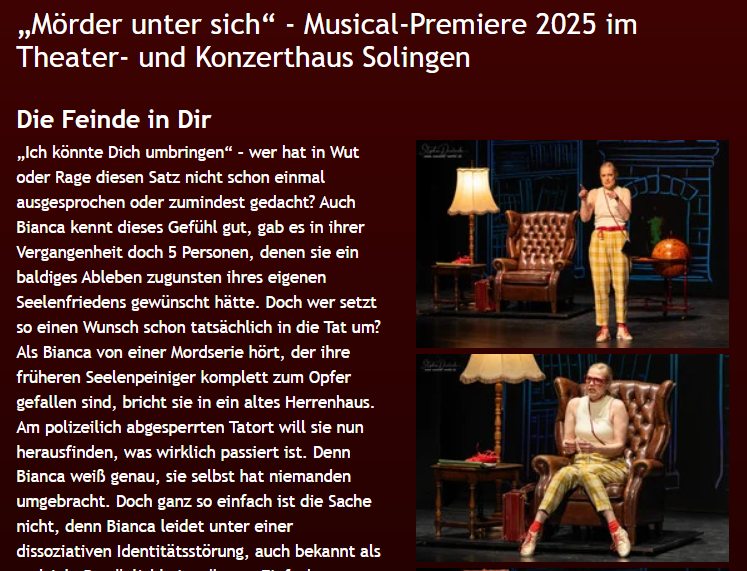 Musical World Mörder unter sich